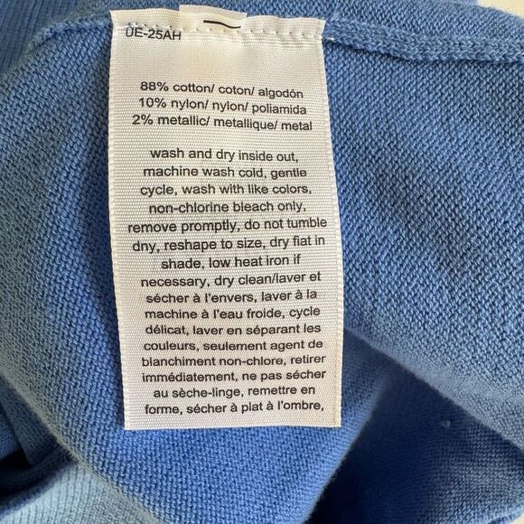 Tommy Hilfiger Foldover Off The Shoulder Sweater - Size Small - Picture 4 of 4